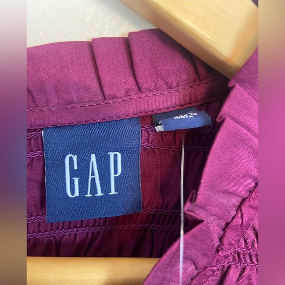NWT GAP Smocked Ruffle Sleeve Mini Dress - Picture 5 of 8